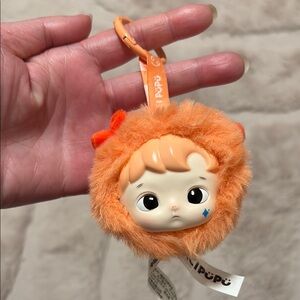 Hacipupu Cancer Popmart Orange Plush Keychain Toy
